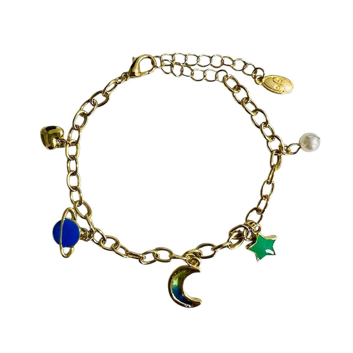 Celestial-Themed Charm Bracelet