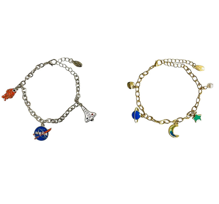 Celestial-Themed Charm Bracelet