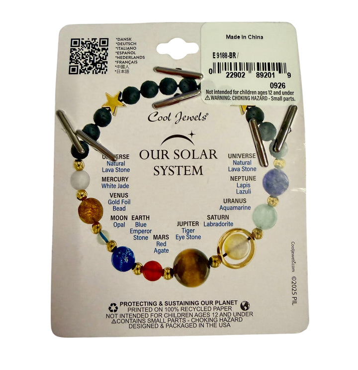 Solar System Gemstone Bracelet