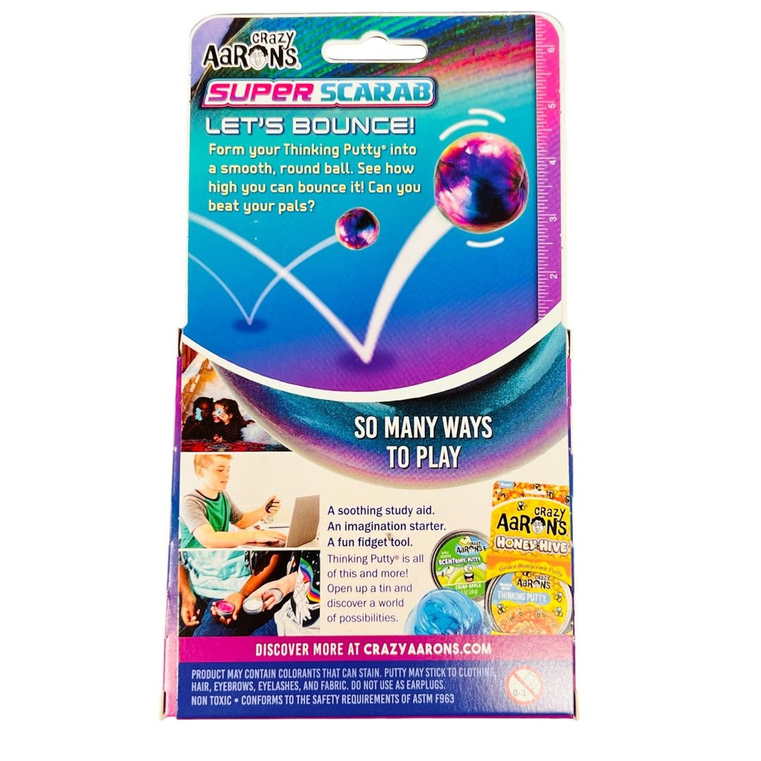 Super Scarab Color Changing Thinking Putty back