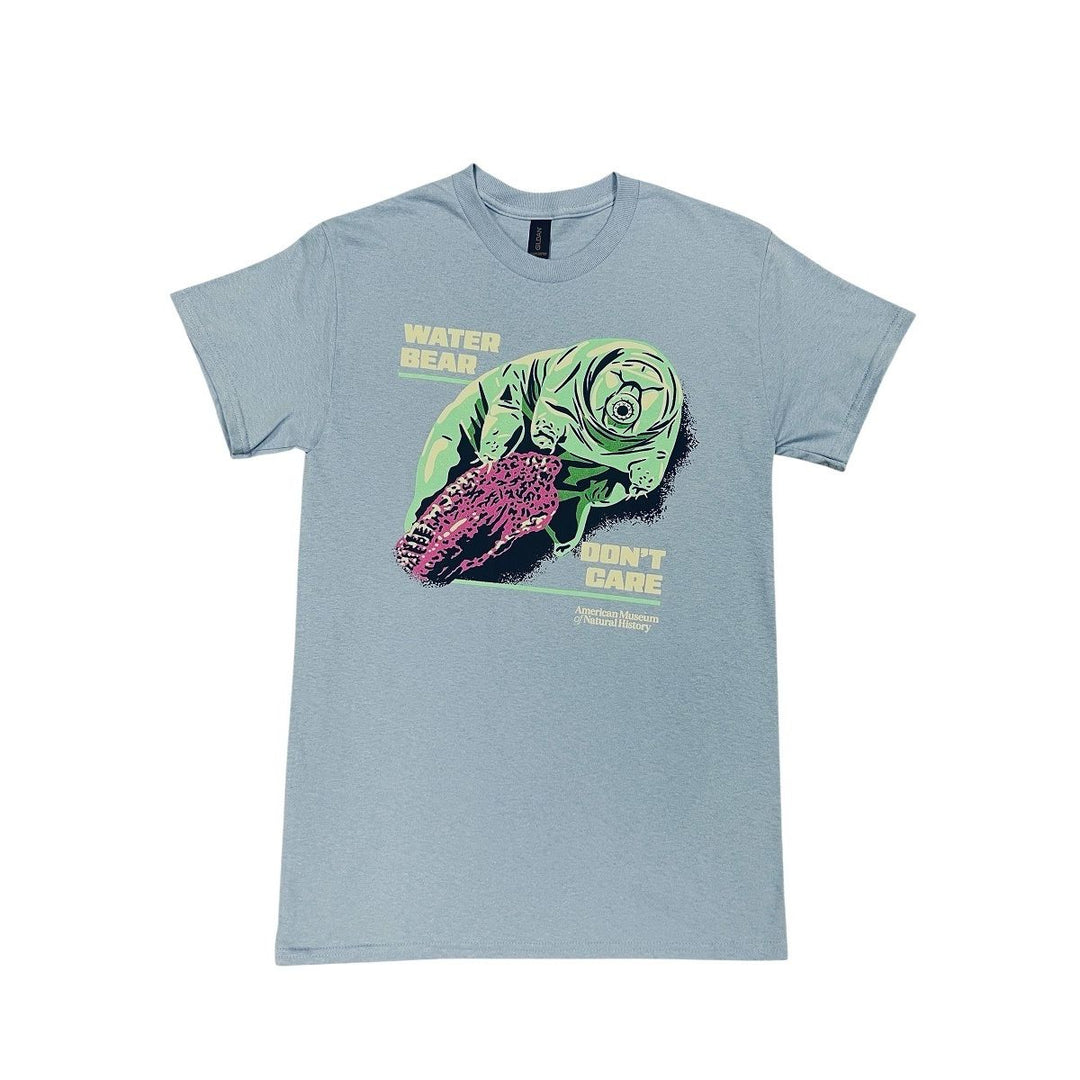 Adult Blue Water Bear Don't Care T-Shirt