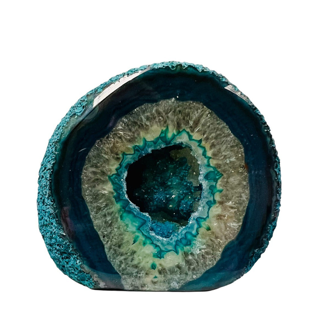 Assorted Dyed Agate Geodes