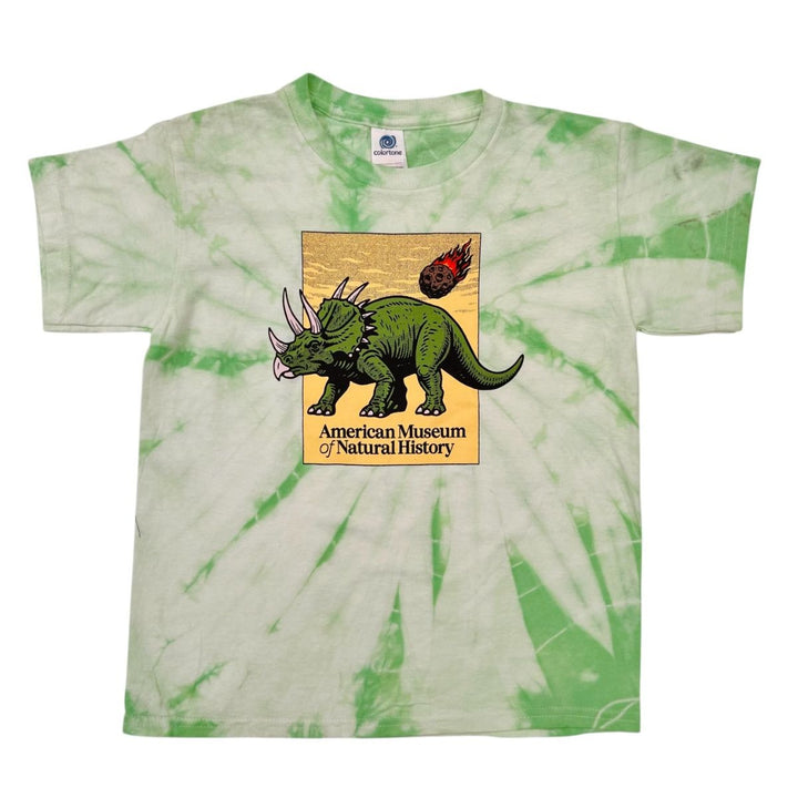 Youth Tie-Dye Asteroid and Triceratops T-Shirt