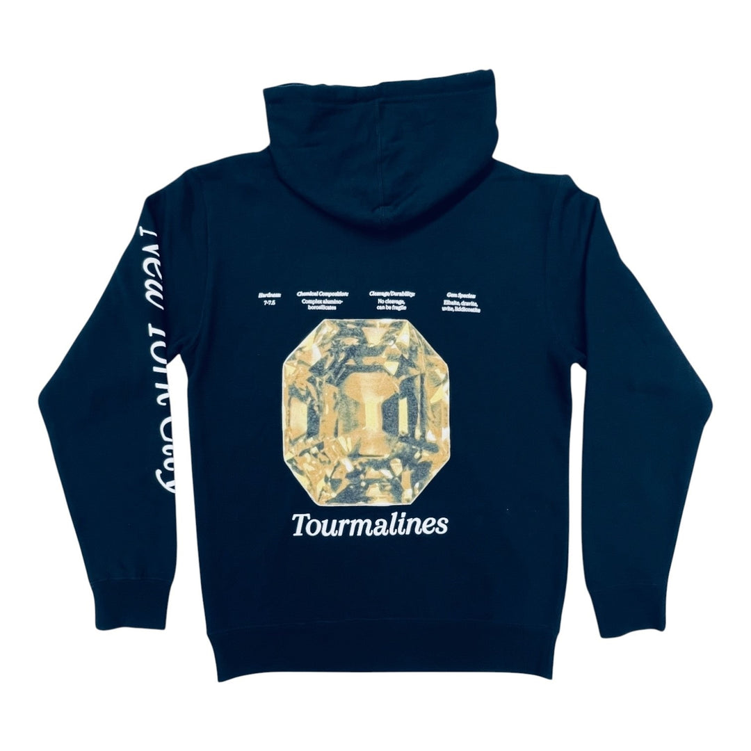 Adult AMNH Black Fleece Tourmalines Hoodie