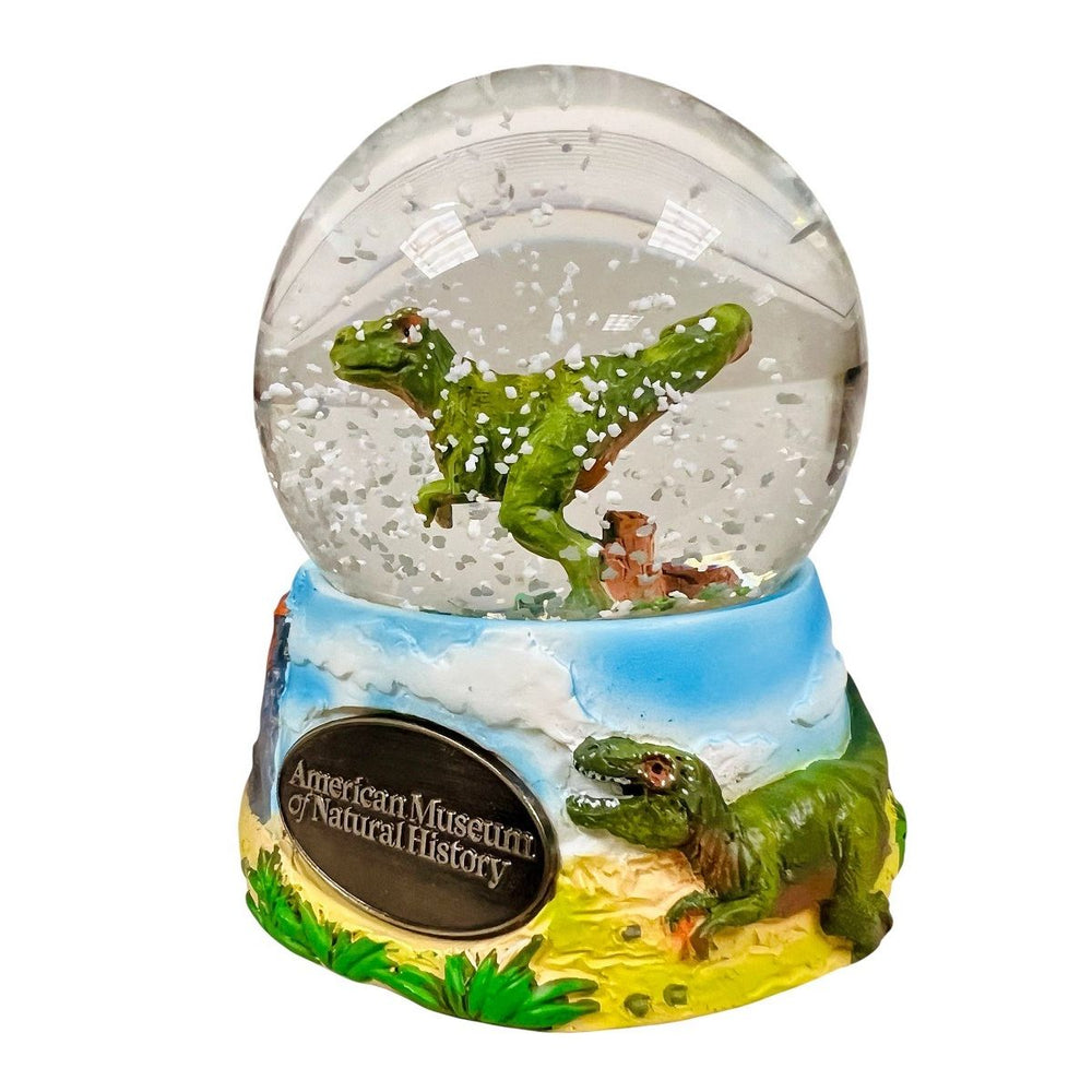 AMNH 3.5 Inch T.Rex Snowglobe side
