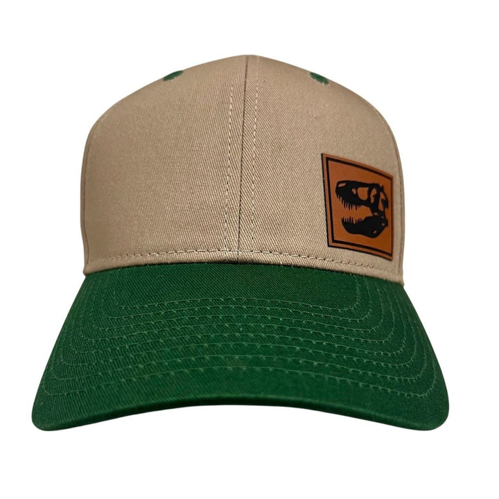 Two-Tone T.Rex Skull Patch Cap