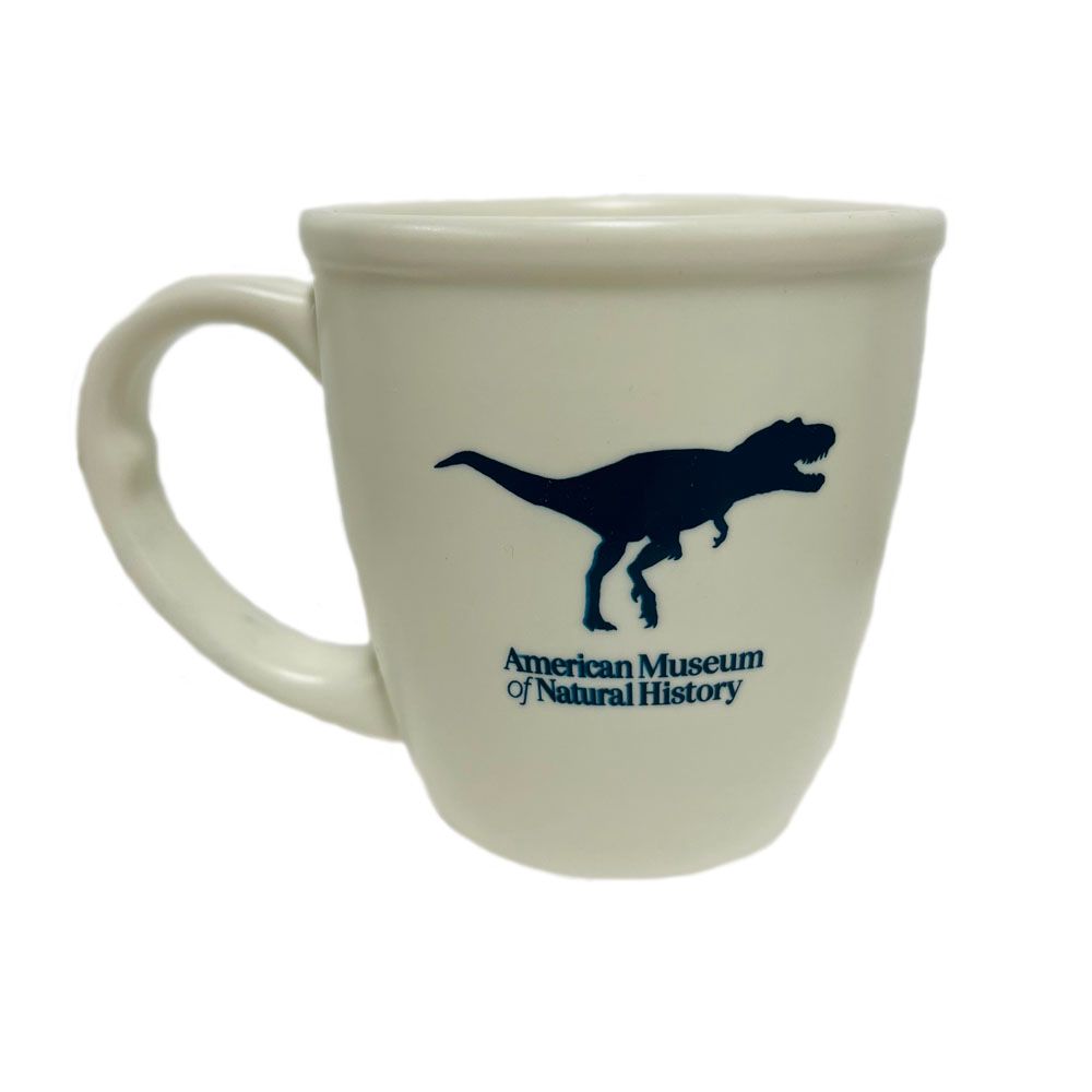 Large White AMNH Tyrant Lizard Mug reverse
