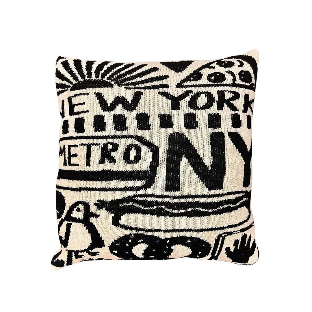 Eco-Friendly New York Knit Pillow