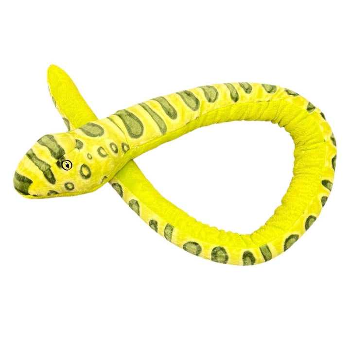 Large Plush Anaconda Snake closeup