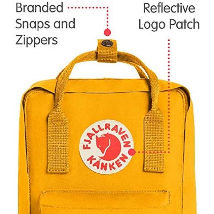 Yellow Kanken Mini Backpack
