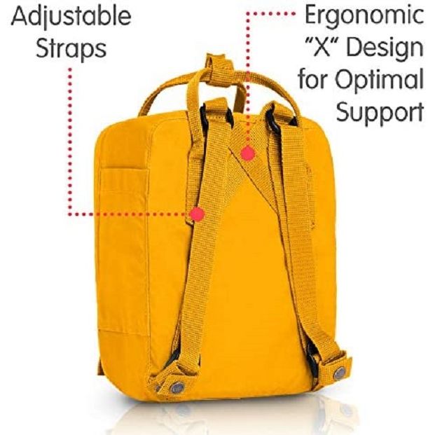 kanken backpack cheap mini Yellow Kanken Mini Backpack