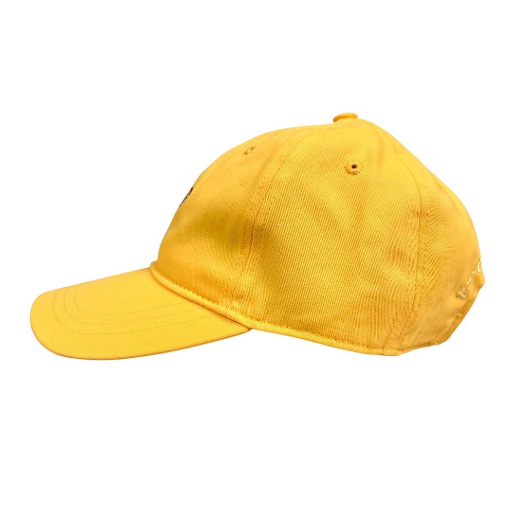 Child's Yellow Organic Cotton Sloth Cap 2