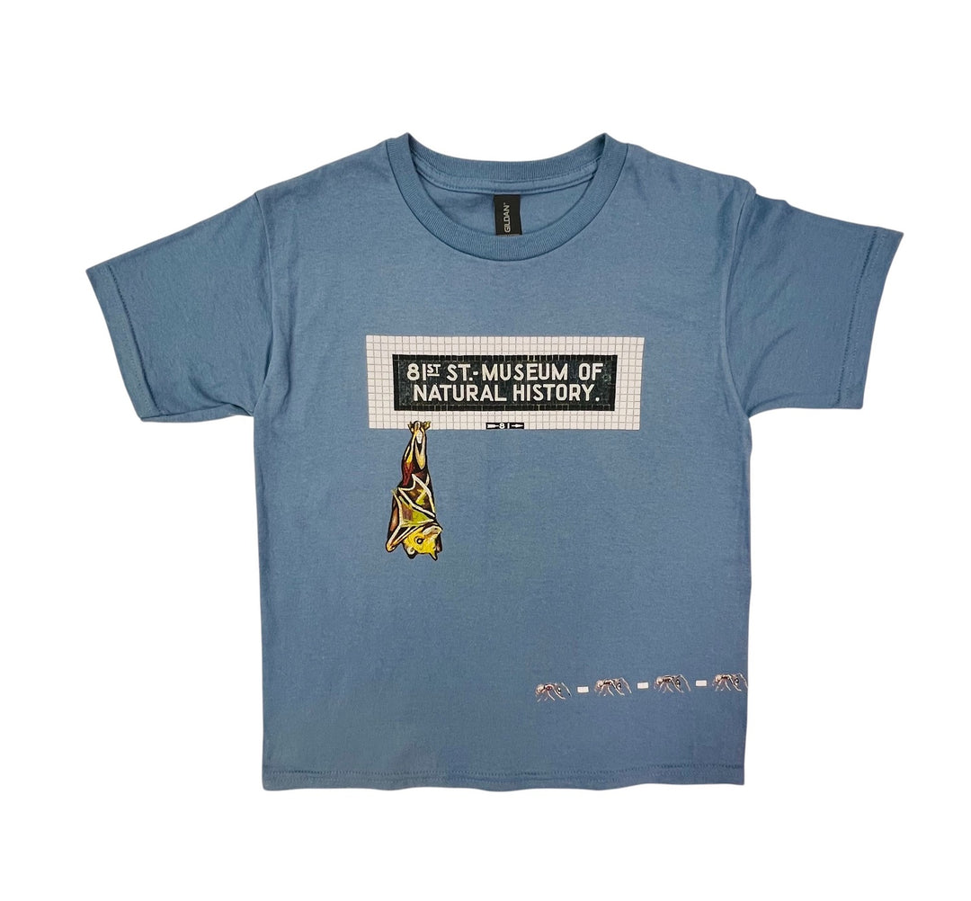 Youth MTA Subway Station Art Bat T-Shirt