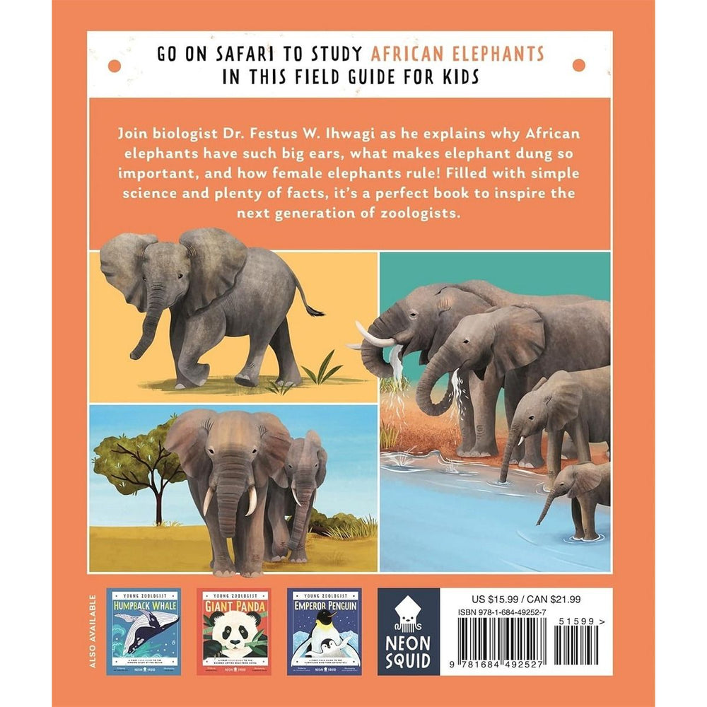 Young Zoologist African Elephant Field Guide back