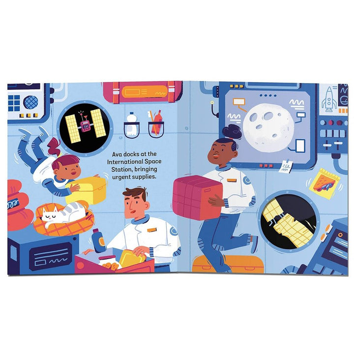 Zoom Space Adventure Board Book