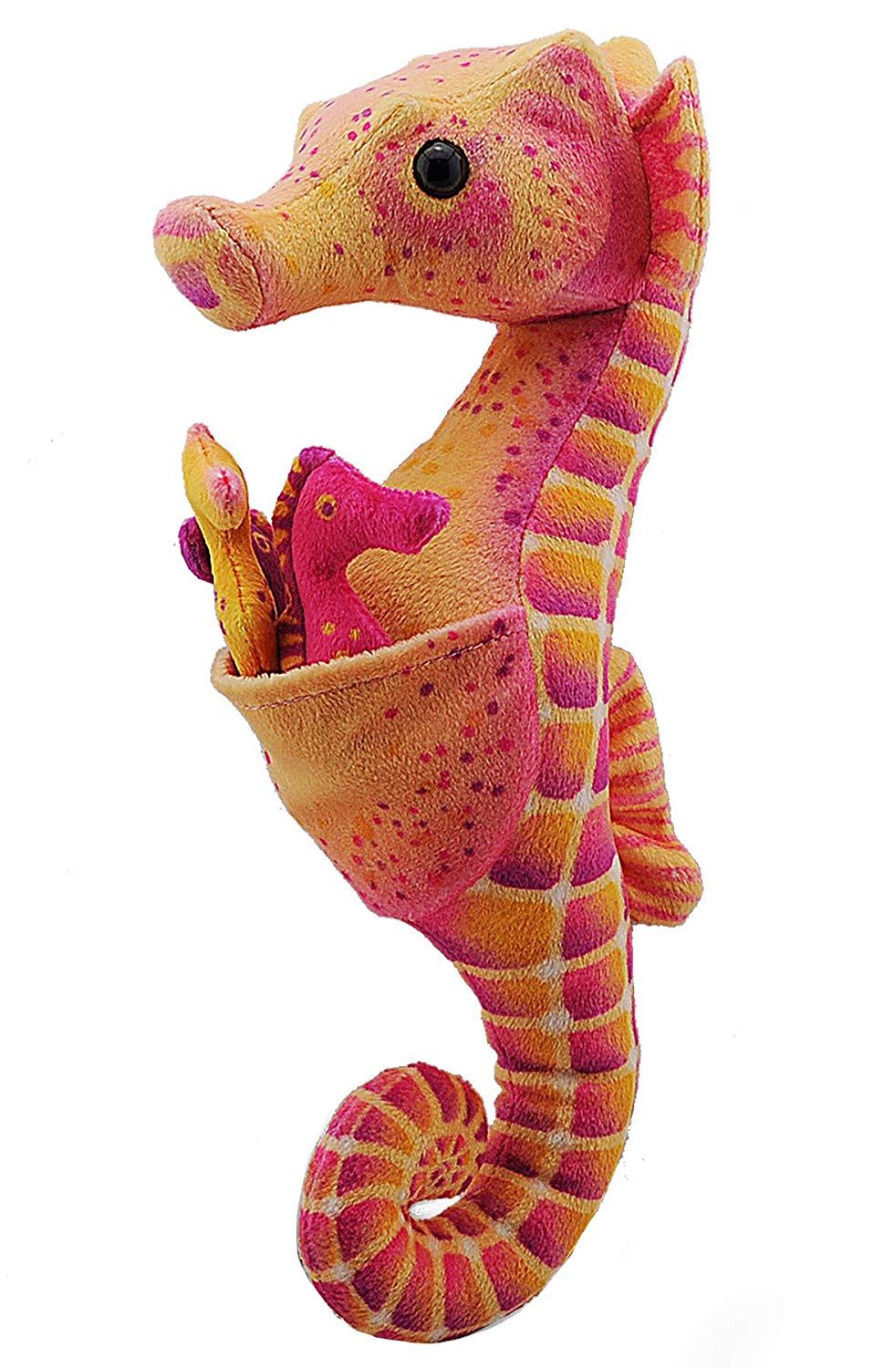 Plush 12 Inch Seahorse With Babies | AMNH Store