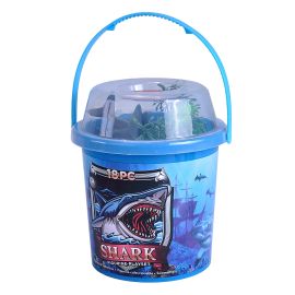 Shark Bucket 18 PC Figurine Playset