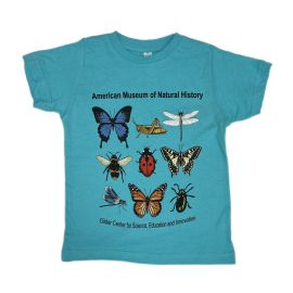 Youth Blue AMNH Gilder Center Insects T-Shirt