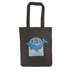 Cotton Canvas Blue Whale Conservation Tote Bag