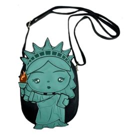 Statue Of Liberty Faux Leather Crossbody Bag