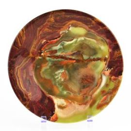 Banded Onyx 8 Inch Plate