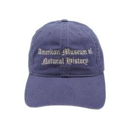 Slate Blue Cap - Embroidered Vintage Museum Logo