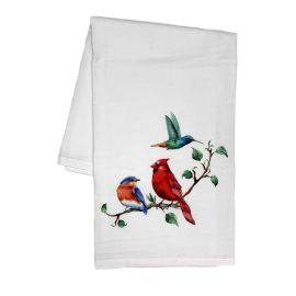 Holiday Birds Cotton Tea Towel