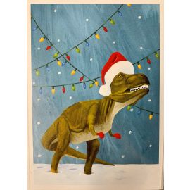 T.Rex Dino-Mite Holiday Greeting Cards