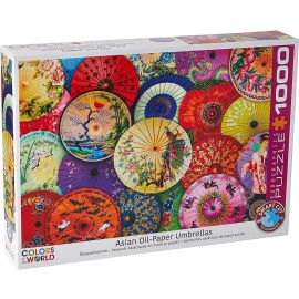 1000 PC Asian Paper Umbrellas Puzzle