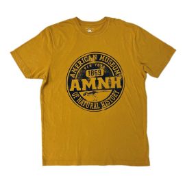Adult Gold AMNH Varsity Style T-Shirt