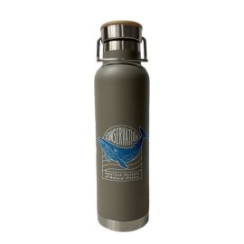 AMNH Conservation Blue Whale Stainless Steel Water Bottle
