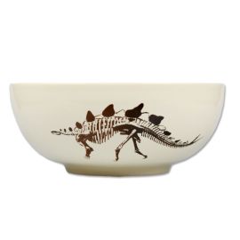 Ceramic Dinosaur Fossil Salad Bowl