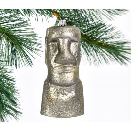 AMNH Exclusive Moai Glass Ornament