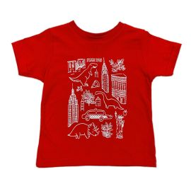 Toddler Red NYC Icons T-Shirt
