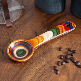 Marrakesh Rainbow Birch Wood Coffee Spoon