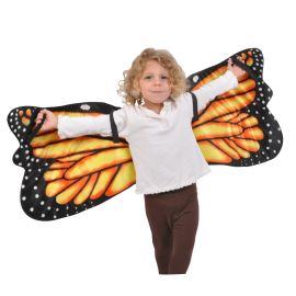 Plush Monarch Butterfly Wings Costume