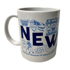 New York AMNH Wrap-Around Ceramic Mug