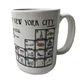 Periodic Table of New York City Porcelain Mug Side