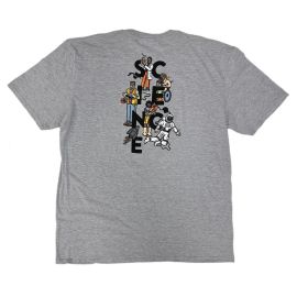 Adult Gray SS All Science T-Shirt