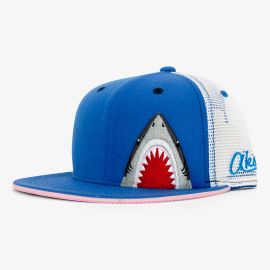 Shark Flat Brim Trucker Hat
