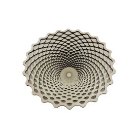 Handcrafted 9" Birch Plywood Weave Bowl