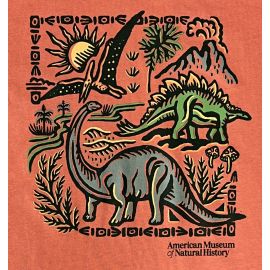 Youth Organic Ginger Spice Dino Scene T-Shirt